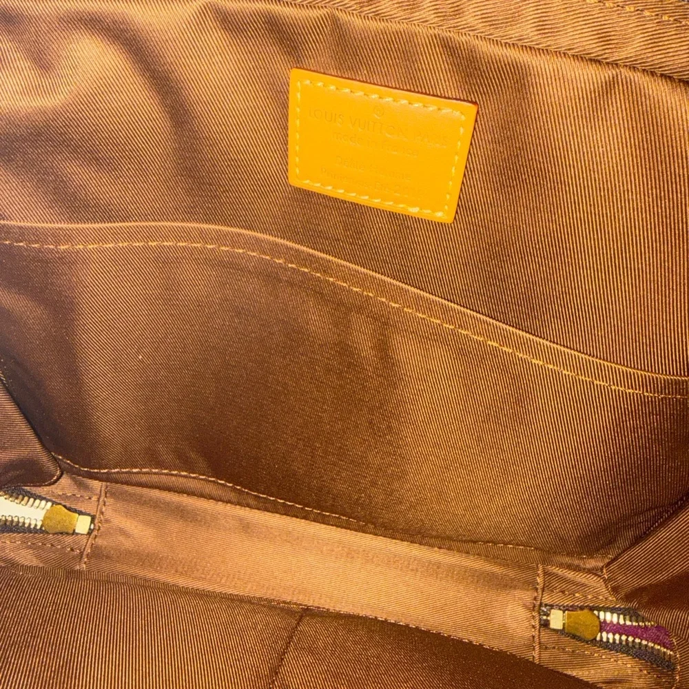 Monogram Shoulder Bag - Brown & Tan - Picture 5 of 5